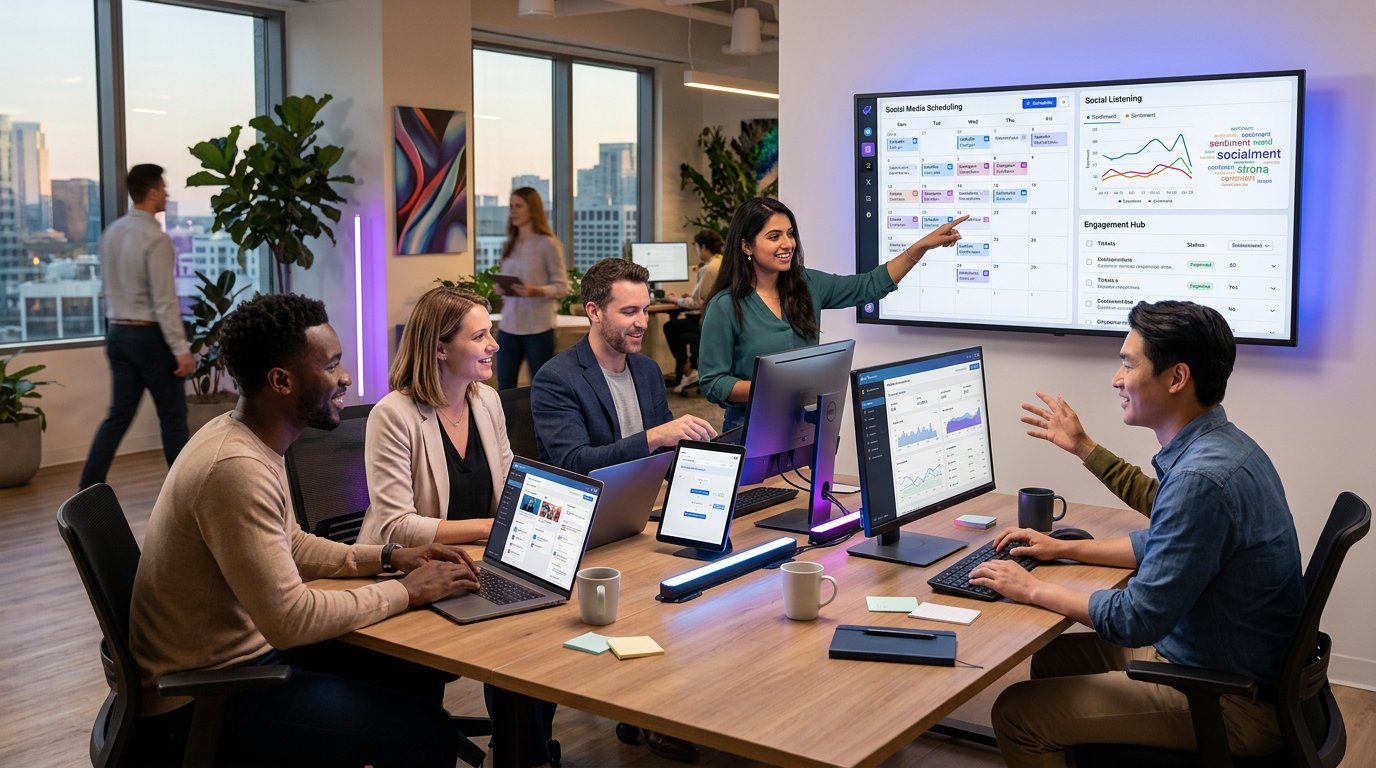 AI Agents for Social Media Automation: How a Marketing Crew Handles Scheduling, Listening, and Engagement at Scale
