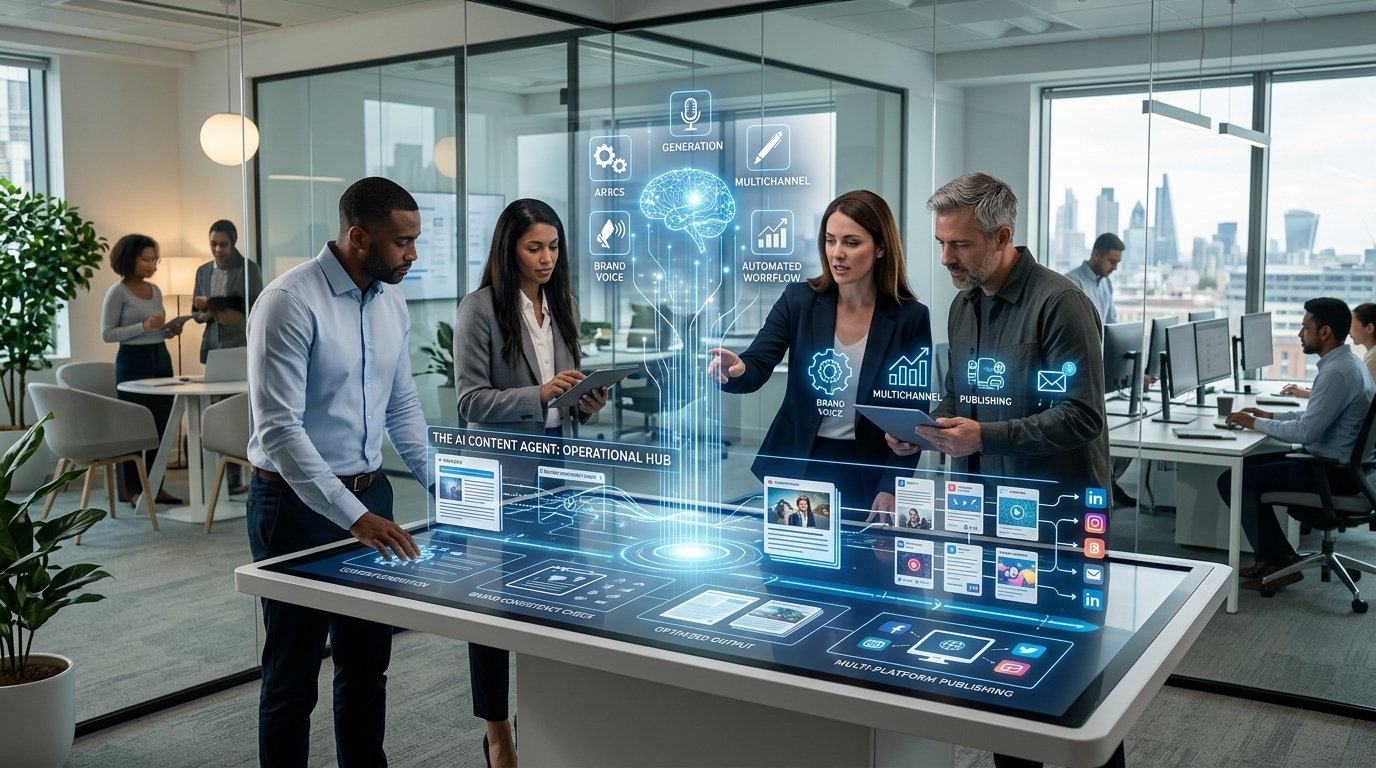What an AI Content Agent Actually Does: Automated Content Creation, Brand Voice Consistency, and Multi-Format Publishing Inside a Marketing Crew